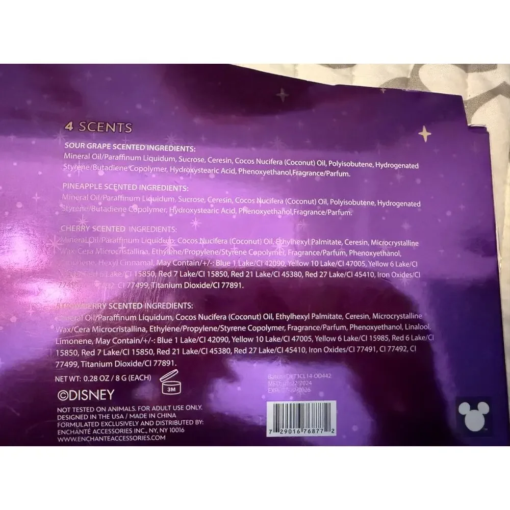 NWT Disney Villains Hocus Pocus Beauty Set Lips Scrub Bath Bomb Balm Hand Cream
